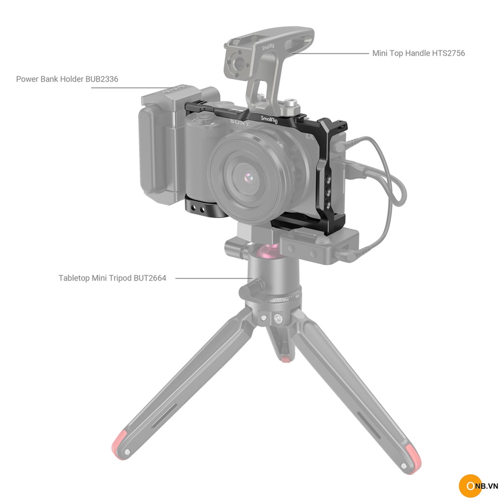 SmallRig Cage for Sony ZV-E10 3531 - Khung Vlog cho Sony ZV-E10