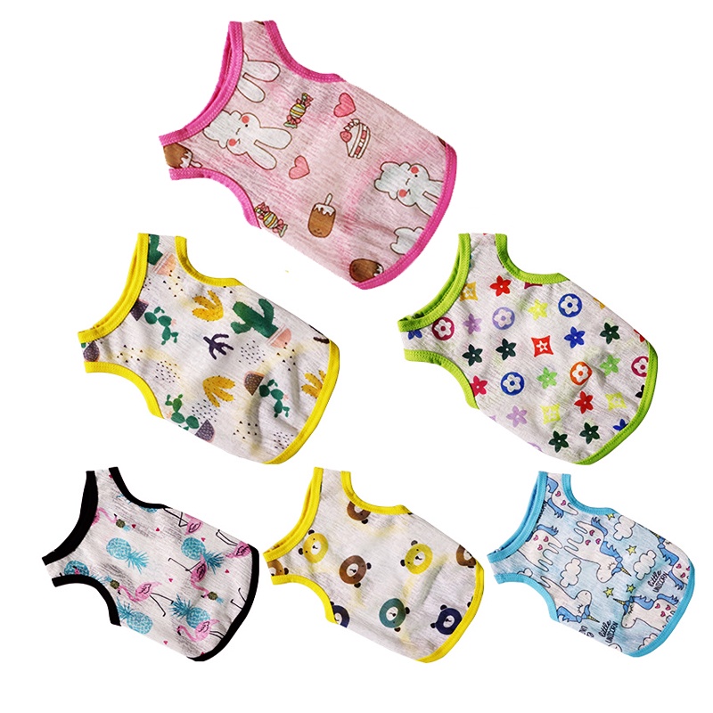 Áo 3 lỗ chó mèo dạng lưới mát mẻ LUPETVN