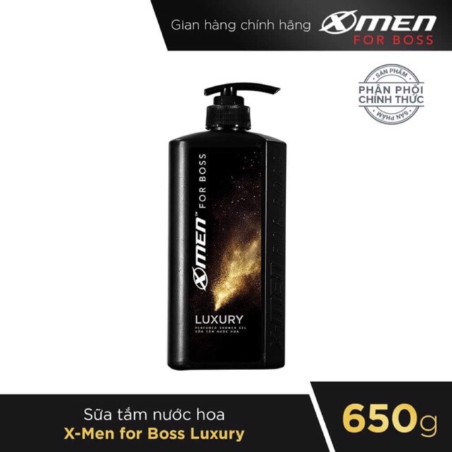 Sữa tắm nước hoa XMen for Boss Luxury 650g