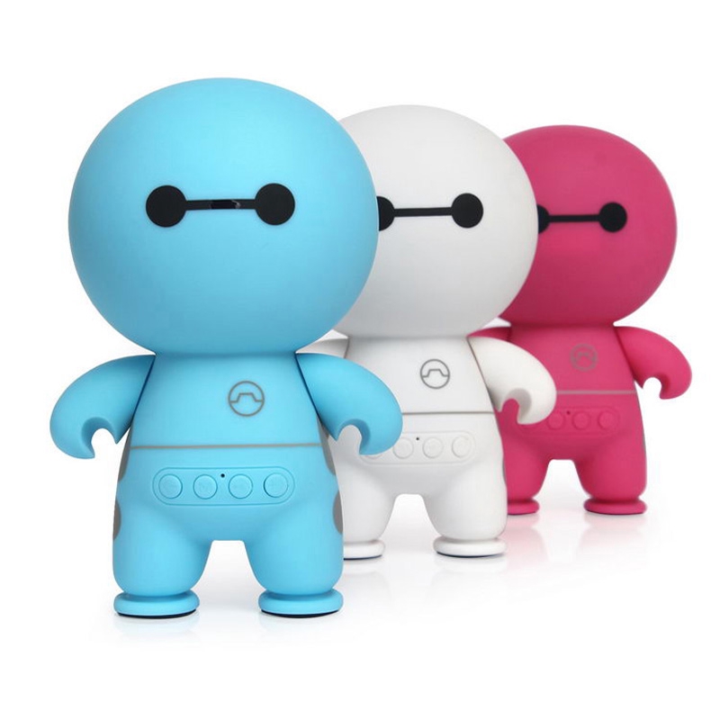 Hoạt Hình Loa Bluetooth Không Dây Mini Hình Baymax