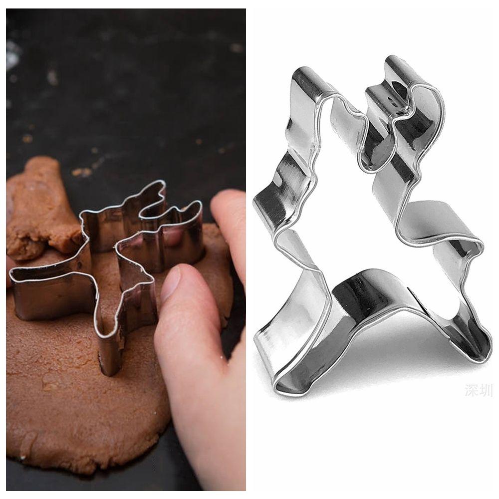 CONOPERY Khuôn Cắt Bánh Quy Hình Tuần Lộc Giáng Sinh