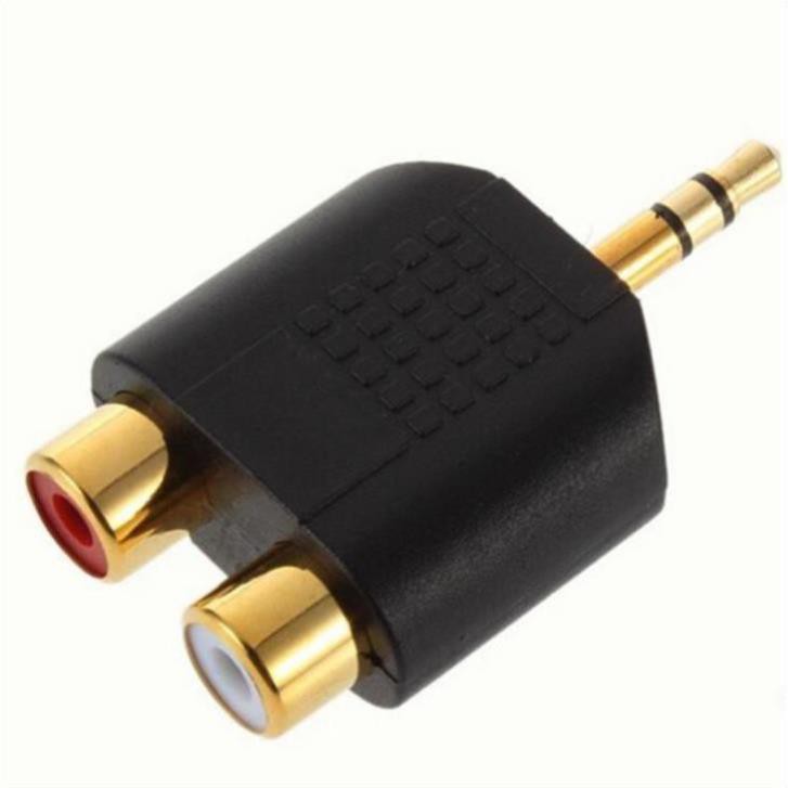 Đầu chuyển audio 3.5mm sang 2RCA đầu mẹ