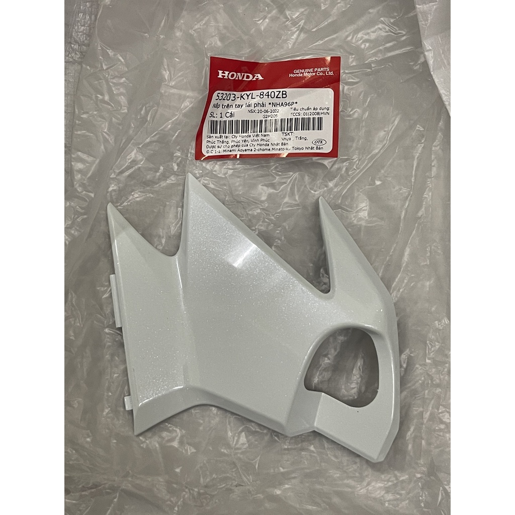 Ốp trên nắp trước tay lái trái phải Future X hàng mới chính hãng 53203KYL 53204KYL