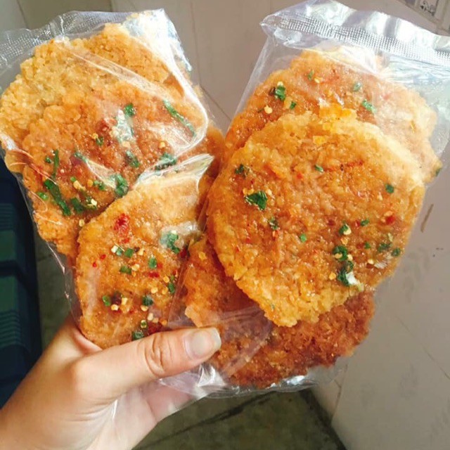 Cơm Cháy Chiên Mắm Hành 🌟Giòn Rụm 🌟 03 Miếng - Thơm, Không Ngán, Không Sợ Béo, Cơm Cháy Chà Bông Mini, ĂN NƠ | BigBuy360 - bigbuy360.vn