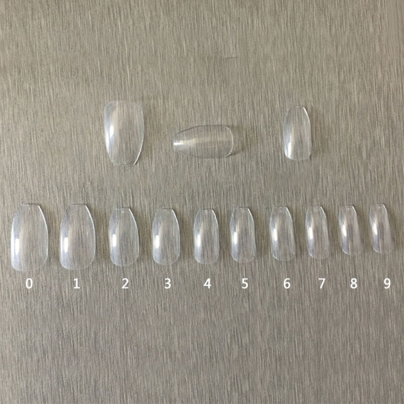 Bộ 500 Móng Tay Giả Trong Suốt Chất Liệu Acrylic