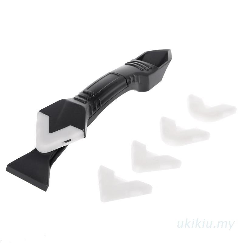 UKI  DIY 3 In 1 Sealant Angle Scraper Silicone Trowel Grout Caulk Corner Remover Tool