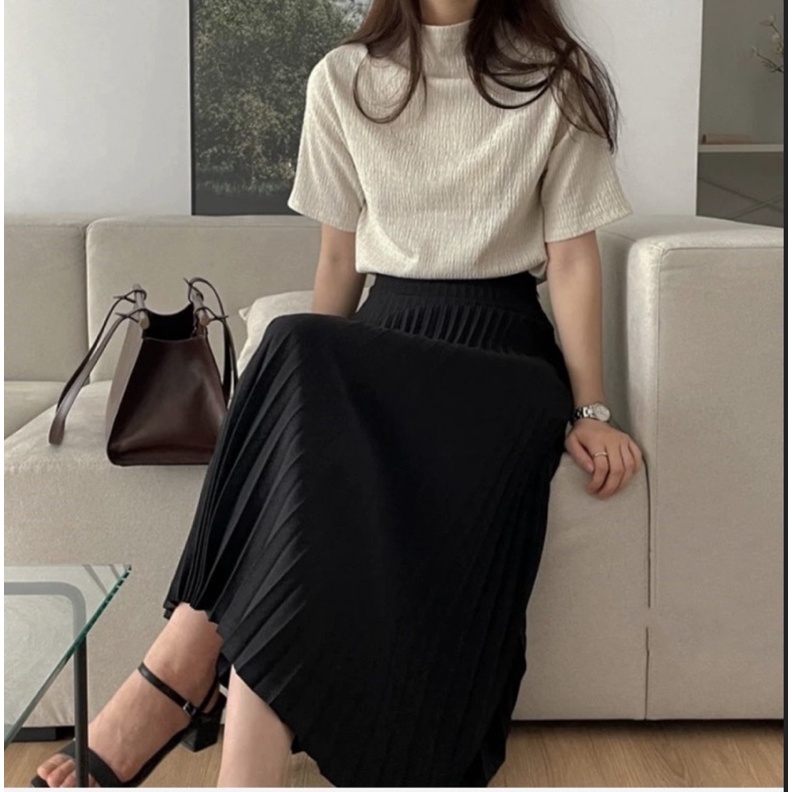 Chân váy midi xếp ly Vero | BigBuy360 - bigbuy360.vn