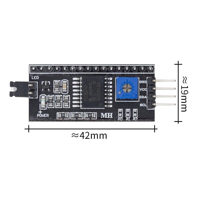Bảng Mạch Iic I2C Twi Spi 1602 2004 Lcd1602 Cho Màn Hình Lcd Pcf8574 | BigBuy360 - bigbuy360.vn
