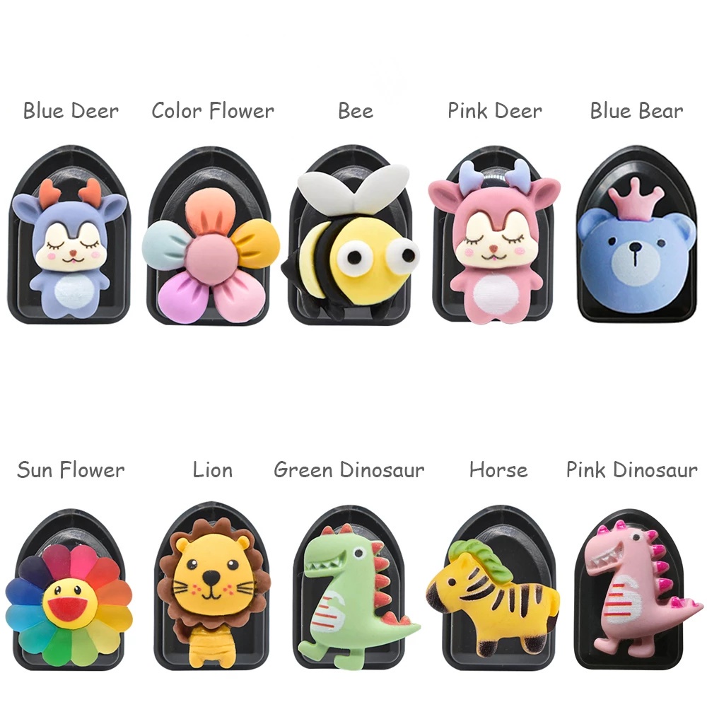 1 Móc Treo Đồ Mini Hình Thú Hoạt Hình Đáng Yêu Trang Trí Nội Thất Xe Hơi Giá Đỡ