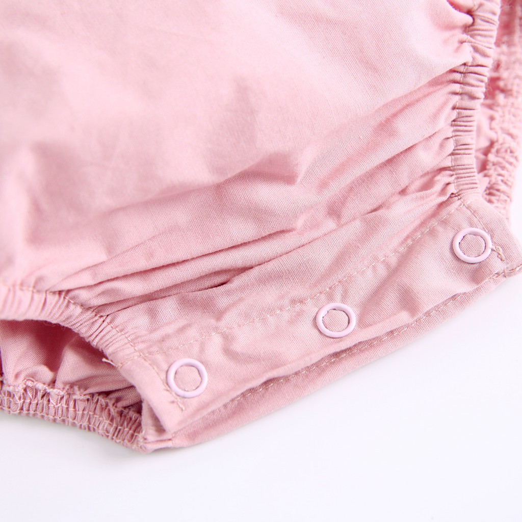 Bộ Đồ Liền Thân Sanlutoz Sát Nách Chất Cotton Kiểu Công Chúa Dành Cho Bé