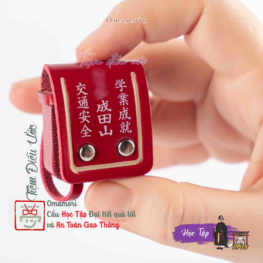 [Mã LIFEXANH03 giảm 10% đơn 500K] Móc khóa Omamori Cặp Học Sinh - Học Tập và An Toàn Giao Thông, Nhật Bản, hàng thật