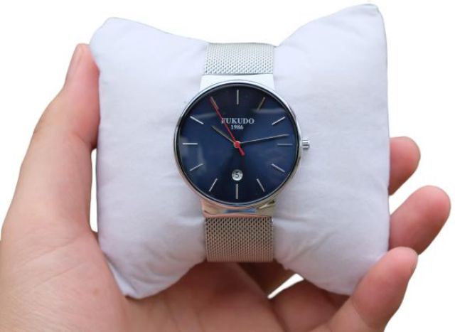 Đồng Hồ Nam FUKUDO S86 Mặt Xanh Độc Đáo, Dây Thép Không Gỉ Cao Cấp Chính Hãng | BigBuy360 - bigbuy360.vn