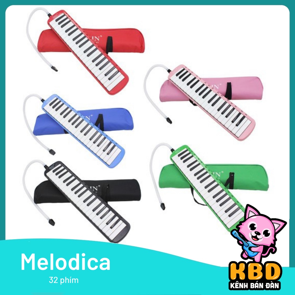 Kèn Melodica 32 lỗ đa sắc màu thích hợp cho mọi lứa tuổi