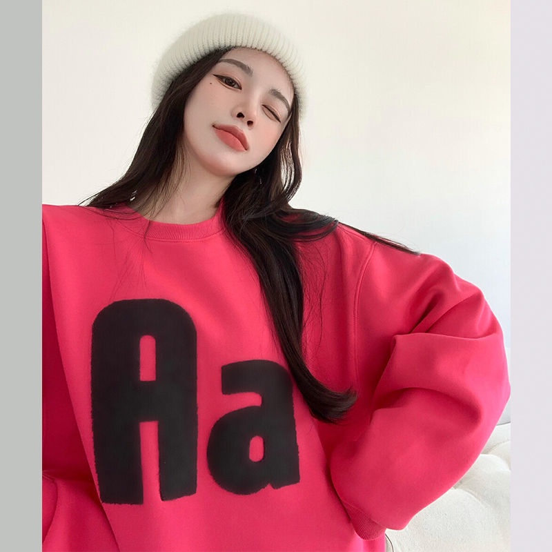 Áo sweater vải nhung mỏng che khéo bụng thời trang mùa đông cho nữ | BigBuy360 - bigbuy360.vn