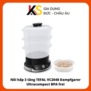 Mua Nồi hấp 3 tầng TEFAL VC2048 Dampfgarer Ultracompact BPA free