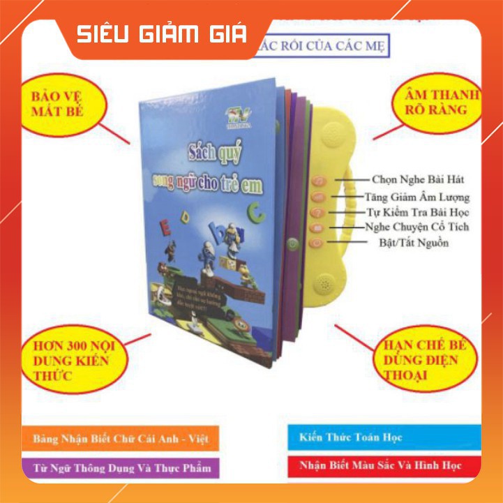 DEAL SỐC GIÁ SỐC- -Tập nói điện tử song ngữ anh-việt cho bé