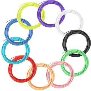 10 Piece Printer Filament for 3D Print Pen Multicolor Pack 1.75mm