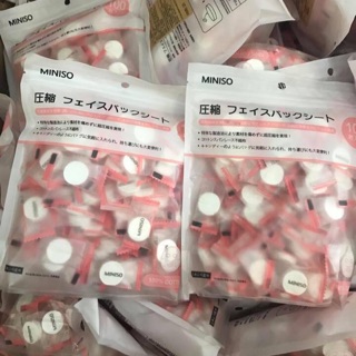 Mặt nạ nén Miniso 100c Nhật Bản