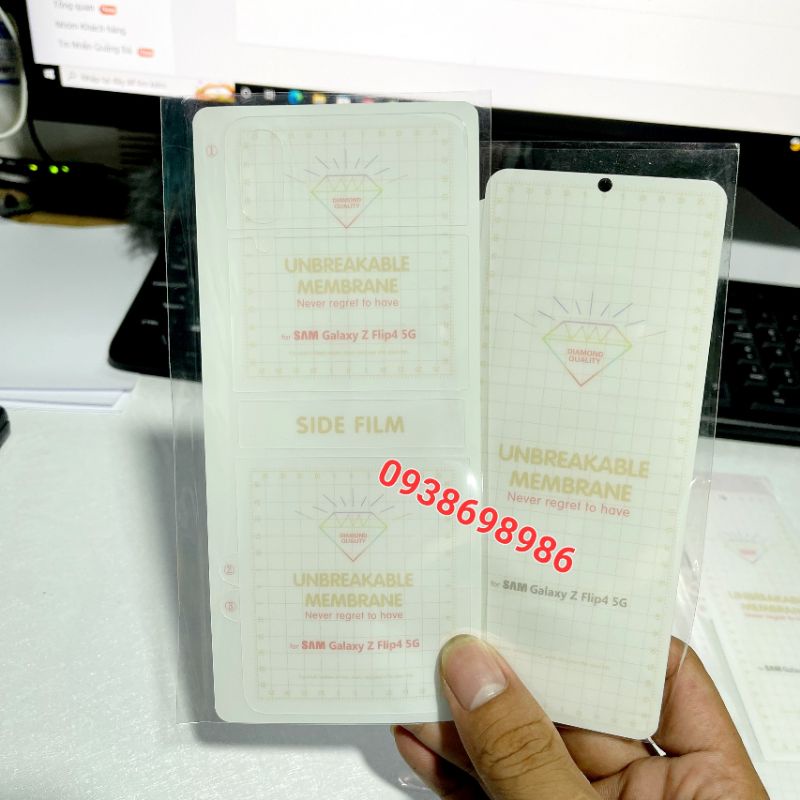 Dán PPF Samsung Z Fold 5/Z Flip 5/Z Flip4 /Z Fold 4 /Z Fold 3 /Z Flip 3/Z fold 2 Màn Hình Chính Màn Hình Ngoài, Dán Lưng