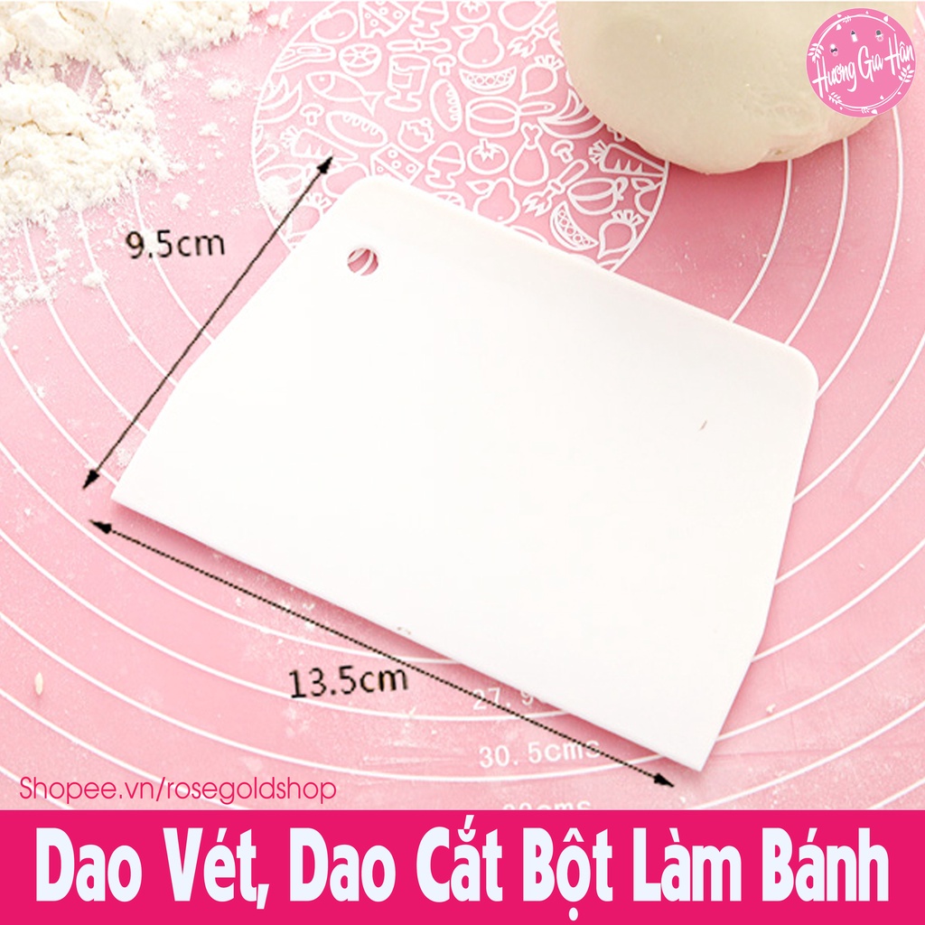 Dao Vét, Dao Cắt Bột Làm Bánh Bằng Nhựa PP