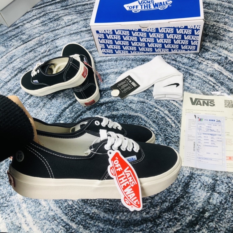 Giày Vans Claisc Lười Vault Đế Kem Nam Nữ | BigBuy360 - bigbuy360.vn