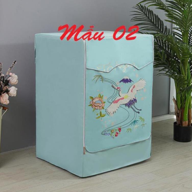 Vỏ bọc trùm máy giặt cửa trước, lồng ngang siêu bền chống mưa nắng 6kg, 7kg, 8kg, 9kg, 10kg