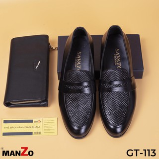 Giày Lười Nam Cao Cấp - Giày Tây Nam Phong Cách Công Sở - Bảo Hành 12 Tháng - GT113