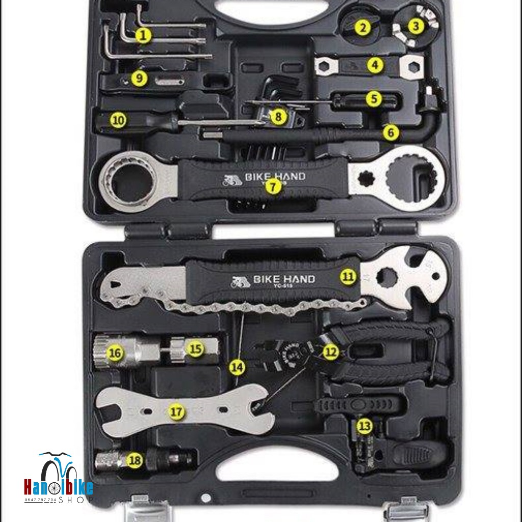 Bộ sửa xe bike hand loại tốt 22 món YC 721