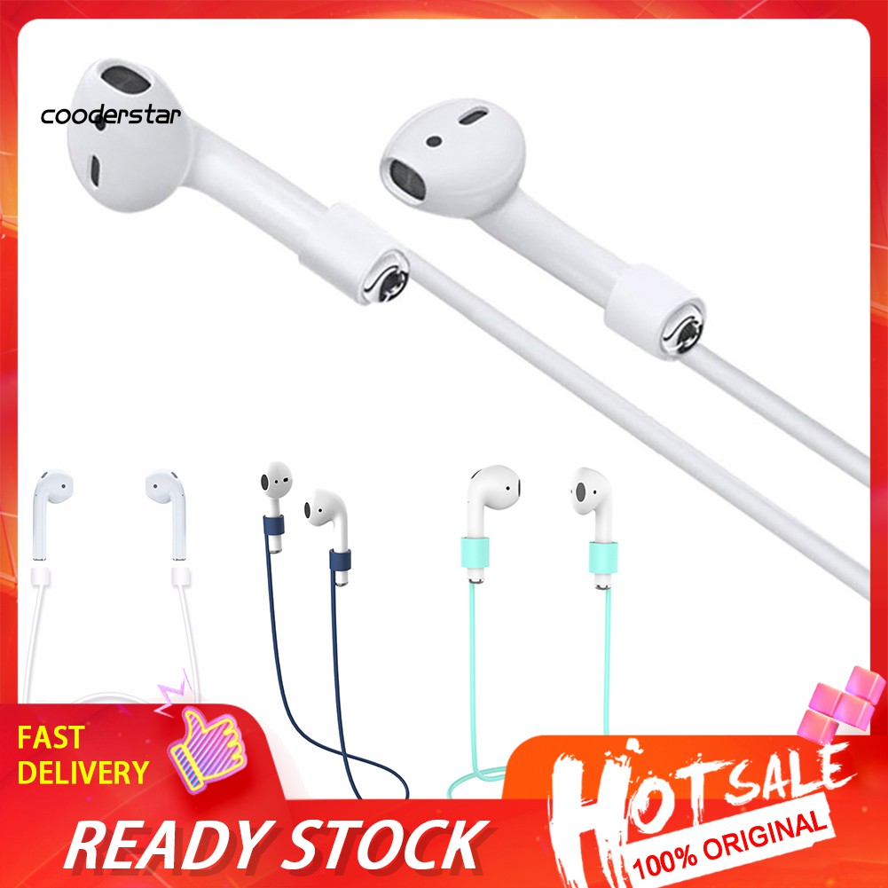Dây đeo giữ tai nghe chống thất lạc chống rối bằng silicon thích hợp cho tai nghe bluetooth Airpods
