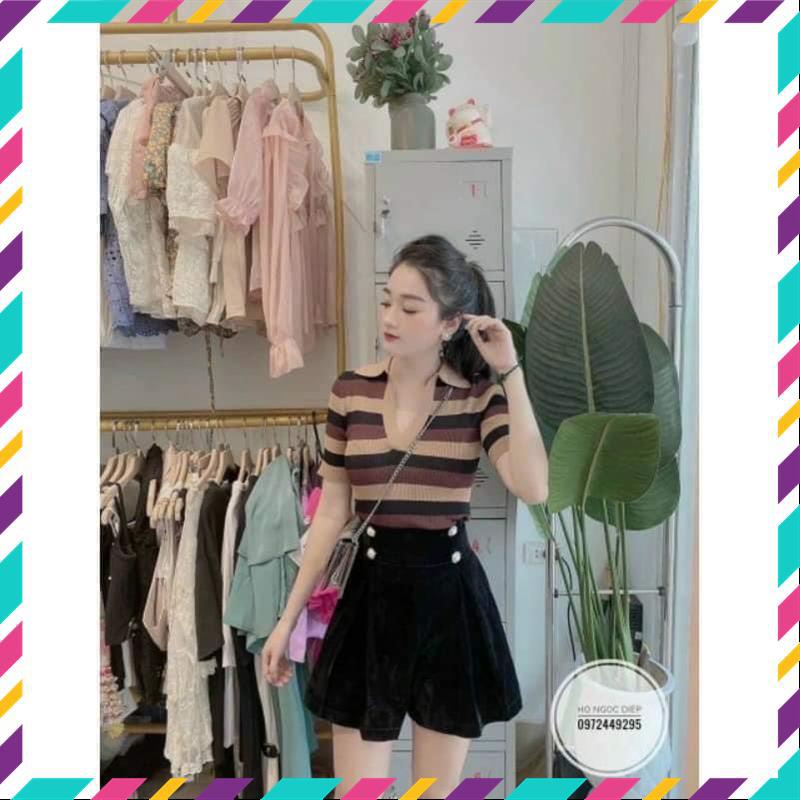 Quần short nữ - quần short nhung cạp to mềm mịn MSP20671 | BigBuy360 - bigbuy360.vn