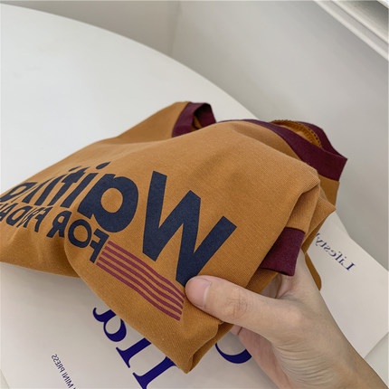 Áo Thun Tay Ngắn Cổ Thuyền In Chữ Thời Trang Hè Cá Tính Cho Nữ