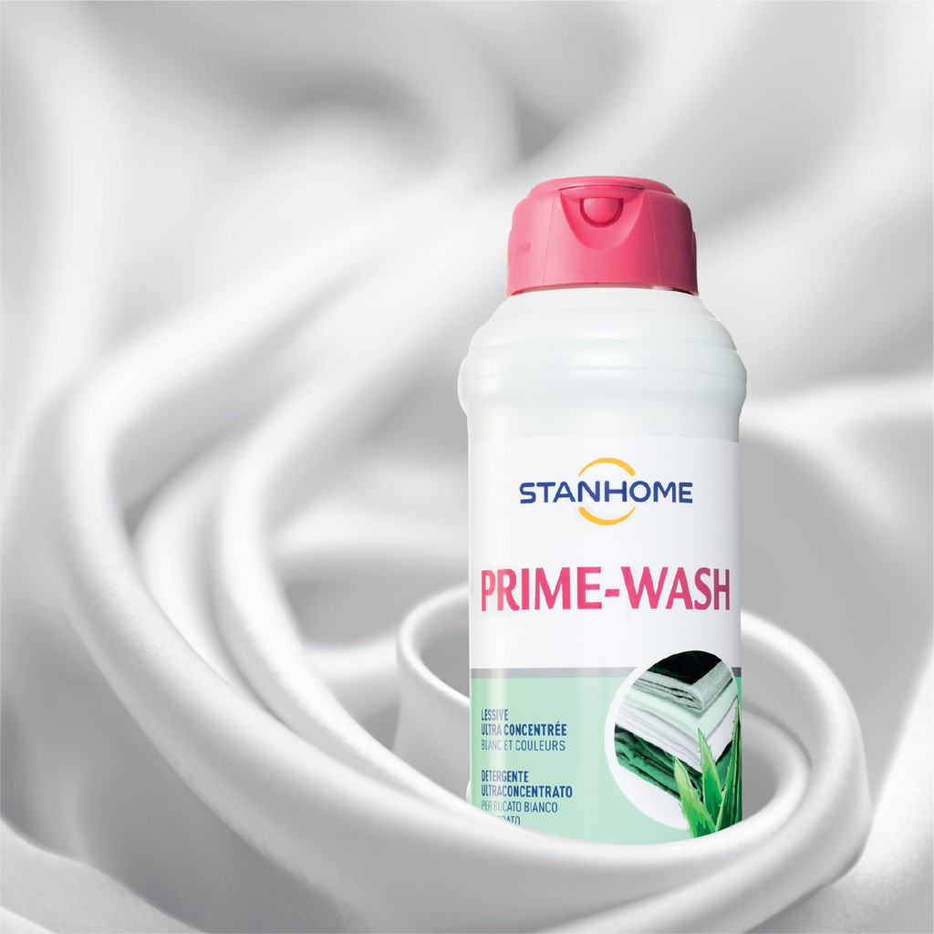 Nước giặt cho đồ trắng và sáng màu hương thơm dịu ngọt Stanhome prime wash sweet feeling 1000ml