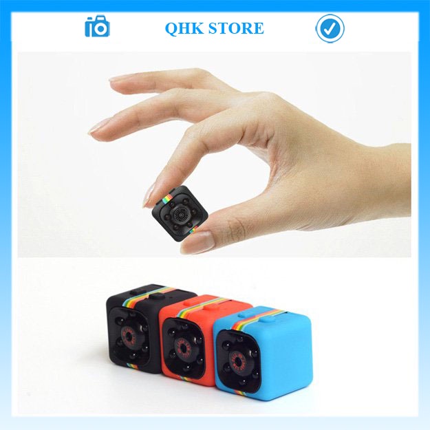 Camera SQ11 fullHD siêu nhỏ không dây, hỗ trợ quay phim ghi âm, có pin 45 phút