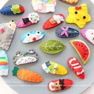 CÓ SẴN - KẸP TÓC VẢI THÊU HOẠ TIẾT HANDMADE DỄ THƯƠNG