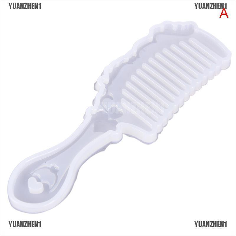 [YUANZHEN1] Khuôn Làm Mặt Trang Sức Bằng Silicone Hình Lược