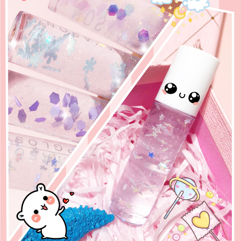 (Hàng Mới Về) Son Bóng Dưỡng Ẩm Màu Trong Suốt Có Nhũ Lấp Lánh Teayason | BigBuy360 - bigbuy360.vn