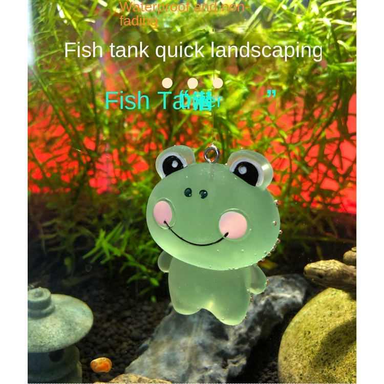 Tượng Trang Trí Hồ Cá Hình Gà Con Ếch Dễ Thương