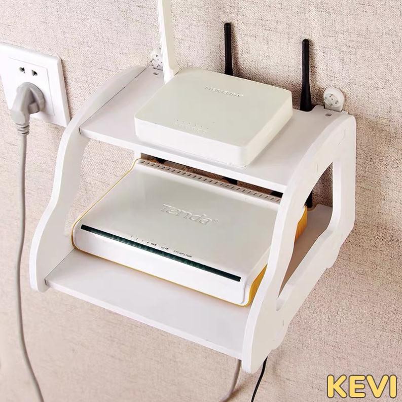 Kệ wifi treo tường đơn giản nhỏ gọn thương hiệu Kevi
