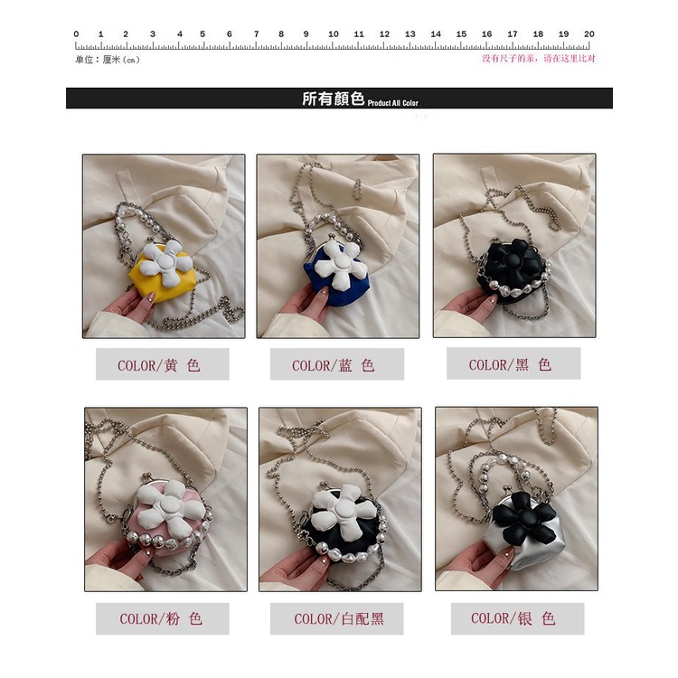 Túi Đeo Chéo Mini Họa Tiết Hoa Ba Chiều Phong Cách Mới 2022