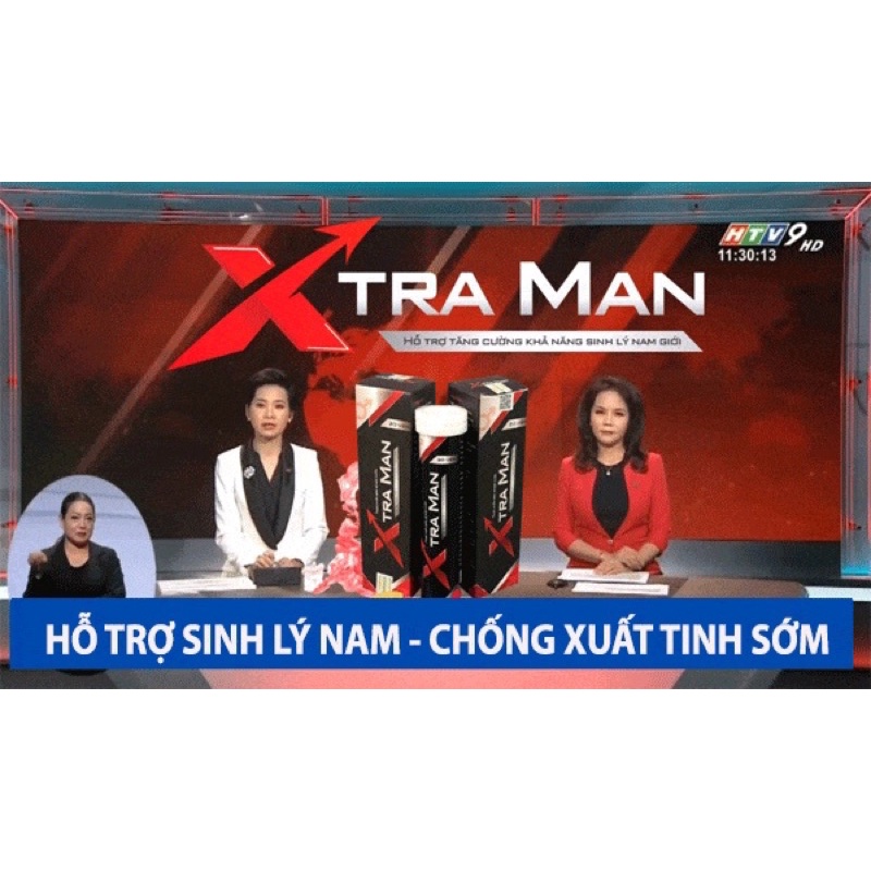 (Mua 3 tang 1)Viên sủi Xtra Man tăng cường sinh lý nam