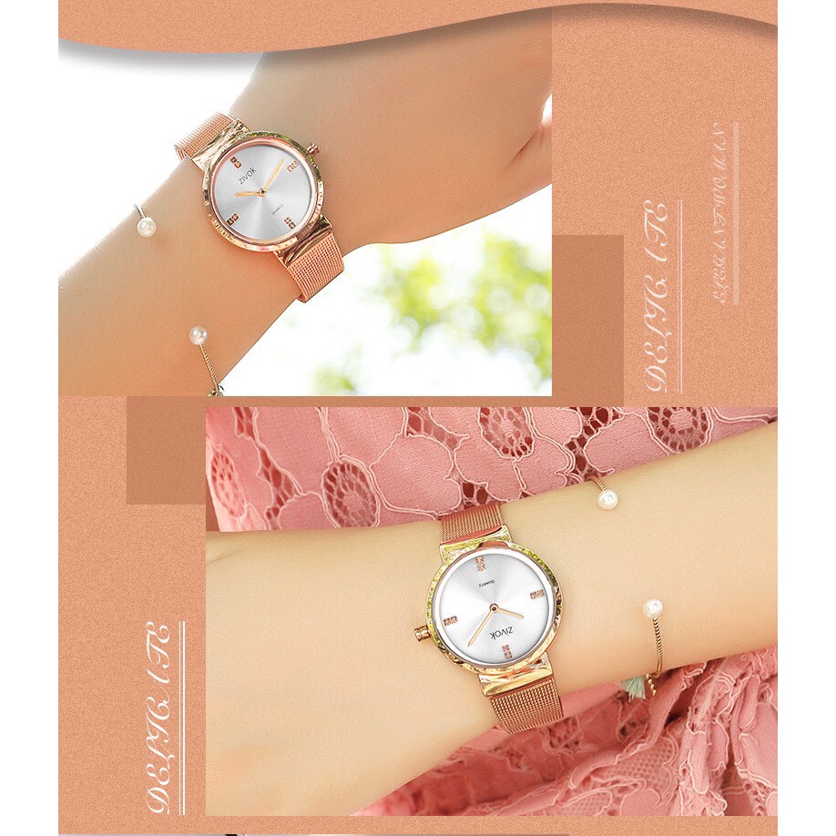 [CHÍNH HÃNG] Đồng hồ nữ ZIVOK dây da Titanium mềm mại, phong cách trẻ trung, quý phái đậm chất Châu Âu | BigBuy360 - bigbuy360.vn