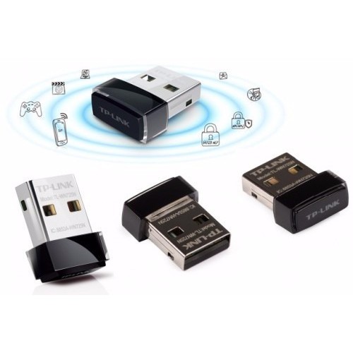 USB Thu Sóng Wifi TPLINK Cho máy tính để bàn WN 725 (Đen)