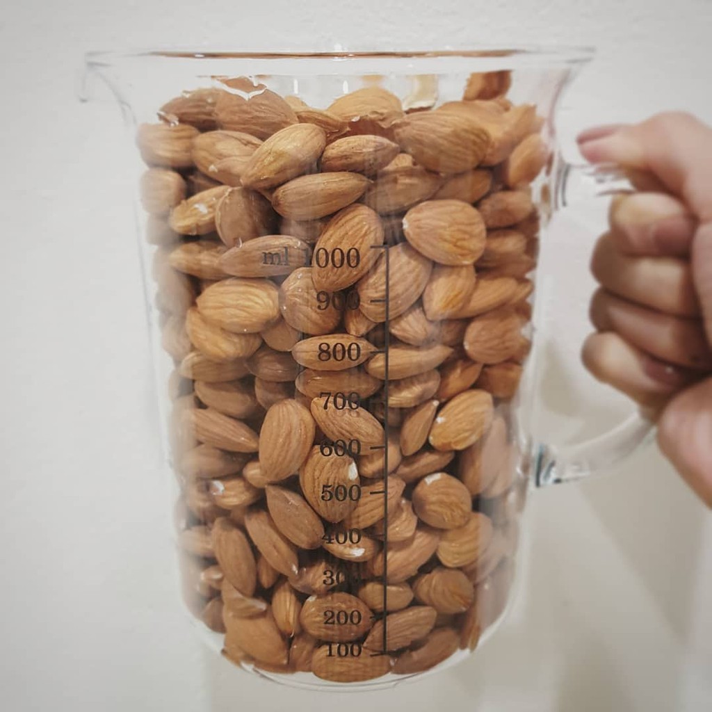 Hạt hạnh nhân Mỹ tươi (chưa rang) - Raw Almond 500g