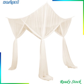 [4 Post Bed Canopy Net Valance Drape Lưới Đơn