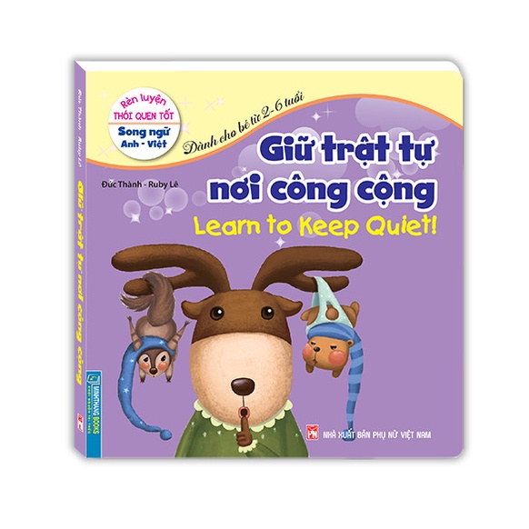 Sách - Combo 8 cuốn rèn luyện thói quen tốt - Bằng tranh cho bé 2-6 tuổi (song ngữ Anh - Việt)