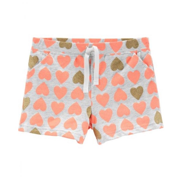 Quần short thun C'4RT£R cho bé gái (3-10kg)