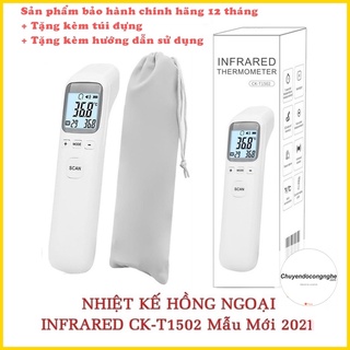[ Hàng có sẵn ]Nhiệt kế điện tử hồng ngoại cảm ứng đo trán CK-T1502 ( CDCN_6 )