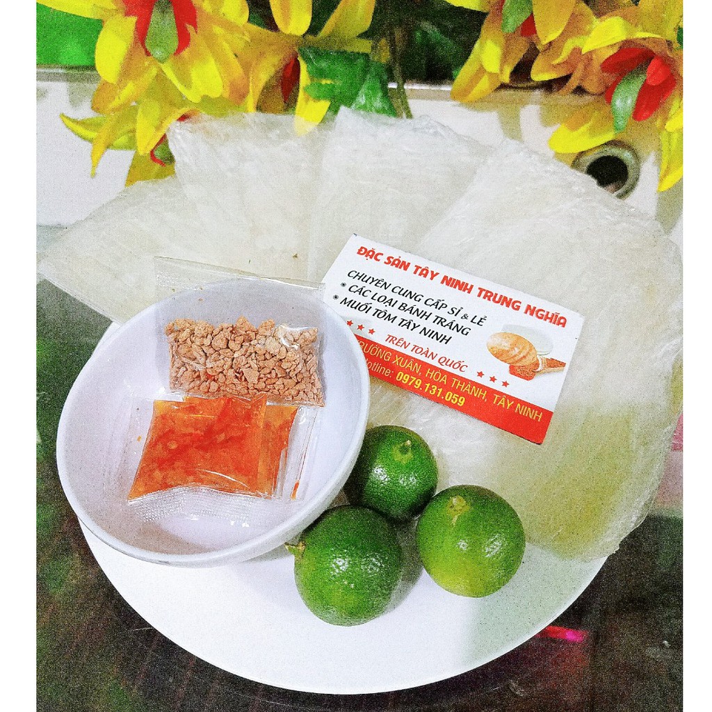 [ 100 BỊCH ] COMBO 100 BÁNH TRÁNG SATE ỚT DẦU TRUNG NGHĨA