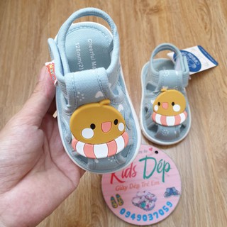 Mẫu mới cheerful mario giày sandal tập đi có kèn cho bé 6-24m - ảnh sản phẩm 5