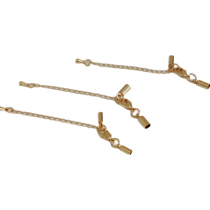 Dây Xích Đồng 14k Có Khóa Gài Đuôi Tôm Hùm Tự Làm Trang Sức Thủ Công
